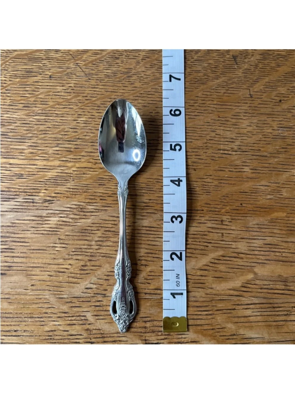 Oneida Community Brahms Pattern Stainless Steel Teaspoon replacements. Set of 4